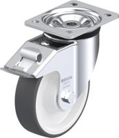 Blickle LK-POTH 160K-FI Zwenkwiel met rem Wieldiameter: 160 mm Draagvermogen (max.): 550 kg 1 stuk(s) - thumbnail