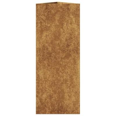 Plantenbak driehoekig 30x26x75 cm weervast staal Plantenbak driehoekig 30x26x75 cm weervast staal