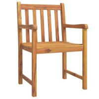 Tuinstoelen 6 st 56x55,5x90 cm massief acaciahout - thumbnail