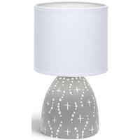 LED Tafellamp - Tafelverlichting - Aigi Atar - E14 Fitting - Rond - Mat Grijs - Keramiek - thumbnail