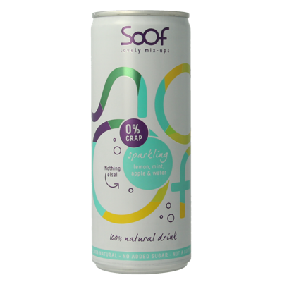 Sparkling citroen munt & appel 250 Milliliter Sparkling citroen munt & appel 250 Milliliter