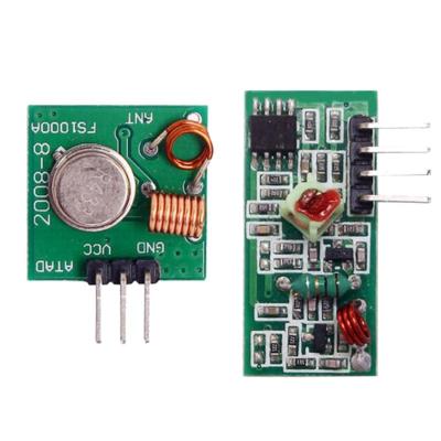 LDTR-WG0241 DIY 433MHz draadloze zender + ontvangende module Superregeneration (groen)