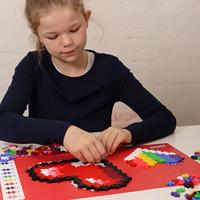 Plus Plus Puzzle by number hart plus-plus: 250 stuks (3911) - thumbnail
