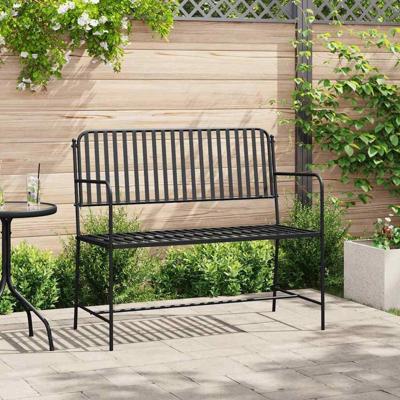 Tuinbank Zwart 104 x 54 x 93cm Staal