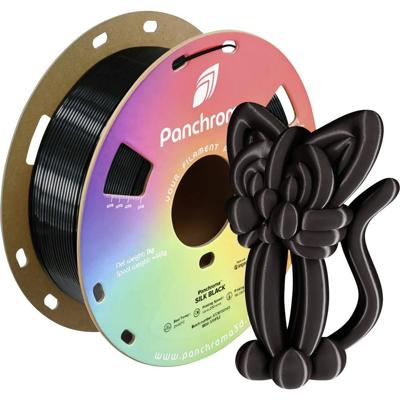 Polymaker CA03001 Panchroma™ Silk Filament PLA kunststof Zijdeglans 1.75 mm 1000 g Zwart 1 stuk(s)