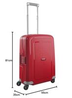 Samsonite S&apos;cure Spinner 55cm CRIMSON RED - thumbnail