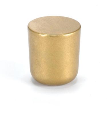 Hardbrass Meubelknop mini ø25mm - messing getrommeld Hardbrass Meubelknop mini ø25mm - messing getrommeld