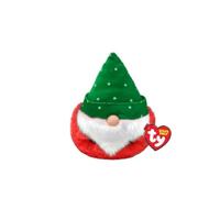 Ty Beanie Ty teeny puffies christmas gnome turvey, 10cm - thumbnail