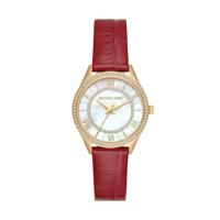 Horlogeband Michael Kors MK2756 Leder Rood 16mm - thumbnail