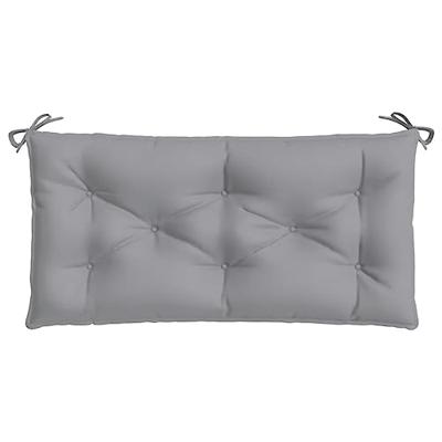 VidaXL Tuinbankkussens 2 st 100x50x7 cm oxford stof grijs - thumbnail