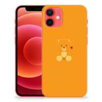 iPhone 12 Mini Telefoonhoesje met Naam Baby Beer - thumbnail
