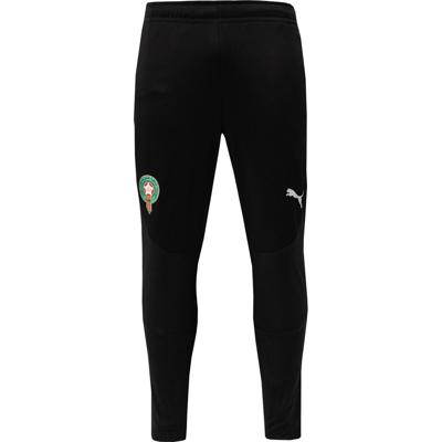PUMA Marokko Trainingsbroek 2024-2026 Kids Zwart Zilver PUMA Marokko Trainingsbroek 2024-2026 Kids Zwart Zilver