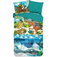 Good Morning Kinderdekbedovertrek "dinosaurussen" - Multi - (140x200/220 cm) - Katoen - thumbnail