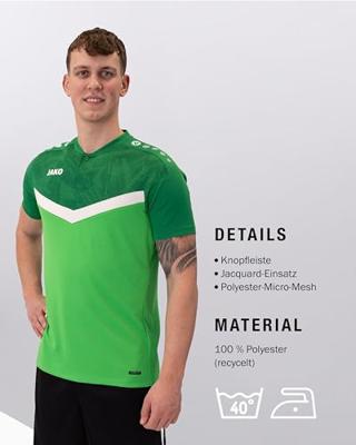 JAKO 6324 Polo Iconic - Zachtgroen/Sportgreen - 3XL