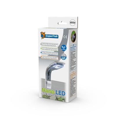Superfish Nano Led Wit - LED-verlichting voor Nano-aquaria tot 4mm, Energiezuinig 0,6W