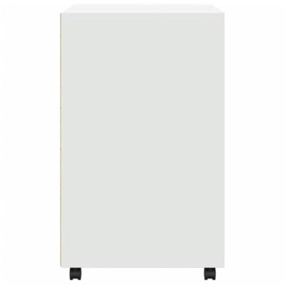 Rolkast 60x48x81 cm bewerkt hout wit Rolkast 60x48x81 cm bewerkt hout wit