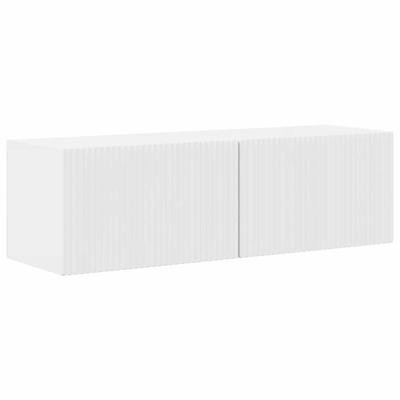 TV Wandkast Glanzend Wit 60 x 31 x 29.5 cm Bewerkt hout TV Wandkast Glanzend Wit 60 x 31 x 29.5 cm Bewerkt hout