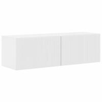 TV Wandkast Glanzend Wit 60 x 31 x 29.5 cm Bewerkt hout - thumbnail