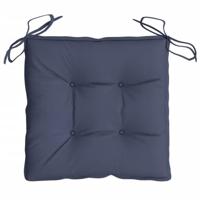 VidaXL Stoelkussens 2 st 50x50x7 cm oxford stof marineblauw - thumbnail
