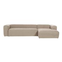 Kave Home 4-zits Loungebank 'Blok' Rechts, 330cm, kleur Beige - thumbnail