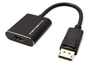 ROLINE DisplayPort/HDMI Adapter, v1.4, HDR 10, DP Male - HDMI Female, Actief - thumbnail