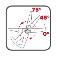 Paperflow Mobiele folderhouder Corner Compact zwart - thumbnail
