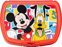 Lunchtrommel Mickey Mouse CZ11370 Rood Plastic - thumbnail