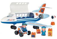 Ecoiffier vliegtuig abrick - thumbnail