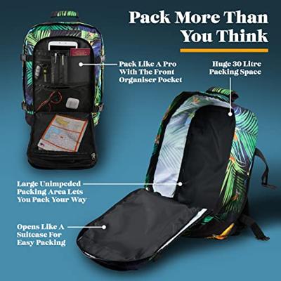 Cabin Max Metz - 30L - EasyJet Rugzak - 45x36x20 - Black