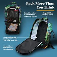 Cabin Max Metz - 30L - EasyJet Rugzak - 45x36x20 - Black - thumbnail