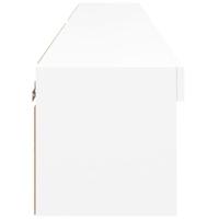 Tv-meubels met LED-verlichting 2 st 80x30x30 cm wit - thumbnail