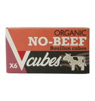 Vcubes Bouillonblokjes no beef bio 72 Gram - thumbnail