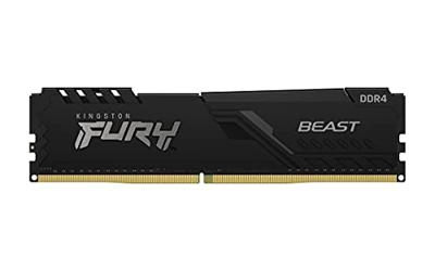 Kingston FURY Beast Werkgeheugenset voor PC DDR4 16 GB 2 x 8 GB ECC 3200 MHz 288-pins DIMM CL16 KF432C16BBK2/16 Kingston FURY Beast Werkgeheugenset voor PC DDR4 16 GB 2 x 8 GB ECC 3200 MHz 288-pins DIMM CL16 KF432C16BBK2/16