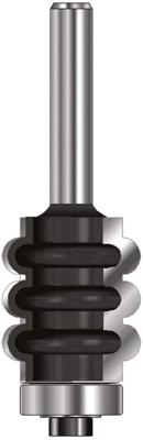 ENT Drievoudig kraalprofielfrees HM R3.2 HOL, Met lager, kolf 8mm - 7914860 - 7914860