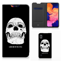 Mobiel BookCase Samsung Galaxy A10 Skull Eyes - thumbnail