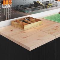 Garagekast 30x51x85 cm massief grenenhout zwart - thumbnail