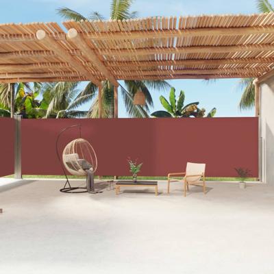 VidaXL Windscherm uittrekbaar 200x1200 cm bruin