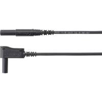 Schützinger Meetsnoer Stekker 4 mm Stekker 4 mm 50.00 cm Zwart 1 stuk(s) - thumbnail