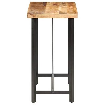 Bartafel 120x58x107 cm ruw mangohout