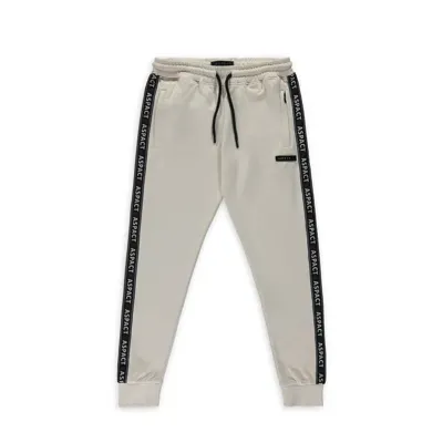 Aspact Iconic 2.0 Trainingsbroek Heren Beige/Zwart - Maat M - Kleur: BeigeZwart | Soccerfanshop