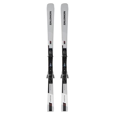 Salomon E S/Max 12 + Mi12 GW F80 Ski Silver Met./Black/White 165
