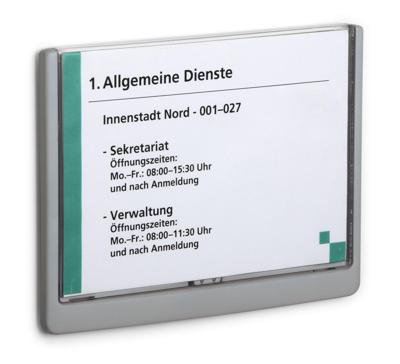 Durable Naambordje 486637 (b x h) 210 mm x 148.5 mm Grafiet 486637