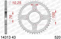 AFAM Chain wheel 520 43z steel silver - thumbnail