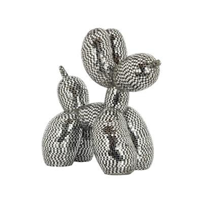 Richmond Decoratie 'Dog' Spiegel, kleur Zwart