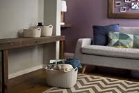 Curver opbergmand knit-look 19l wit - thumbnail