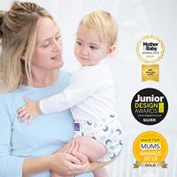Misolo herbruikbare luier alles-in-één BAMBINO MIO groen - thumbnail