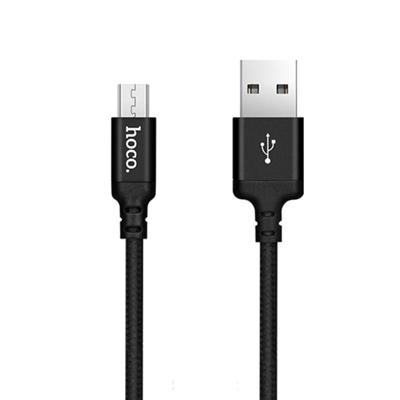 hoco X14 1m Nylon Braided Aluminium Alloy Micro USB to USB Data Sync Charging Cable For Galaxy HTC Google LG Sony Huawei Xiaomi Lenovo and Oth