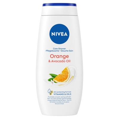 Nivea shower gel care & orange 250ml