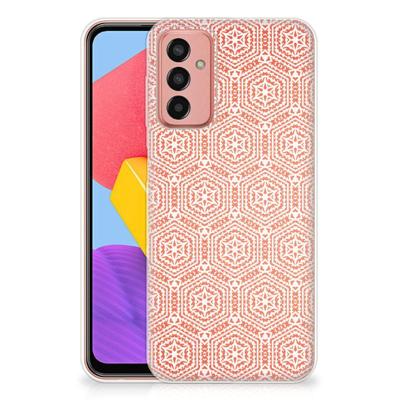 Samsung Galaxy M13 | M23 | Flexibel TPU bumper | Pattern Orange Samsung Galaxy M13 | M23 | Flexibel TPU bumper | Pattern Orange