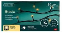 Basic kerstverlichting 80LED Champagne - thumbnail